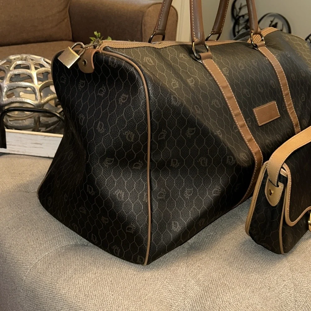 Christian Dior Honeycomb Boston & Shoulder/Crossbody bags 💯 % AUTHENTIC - Picture 6 of 17
